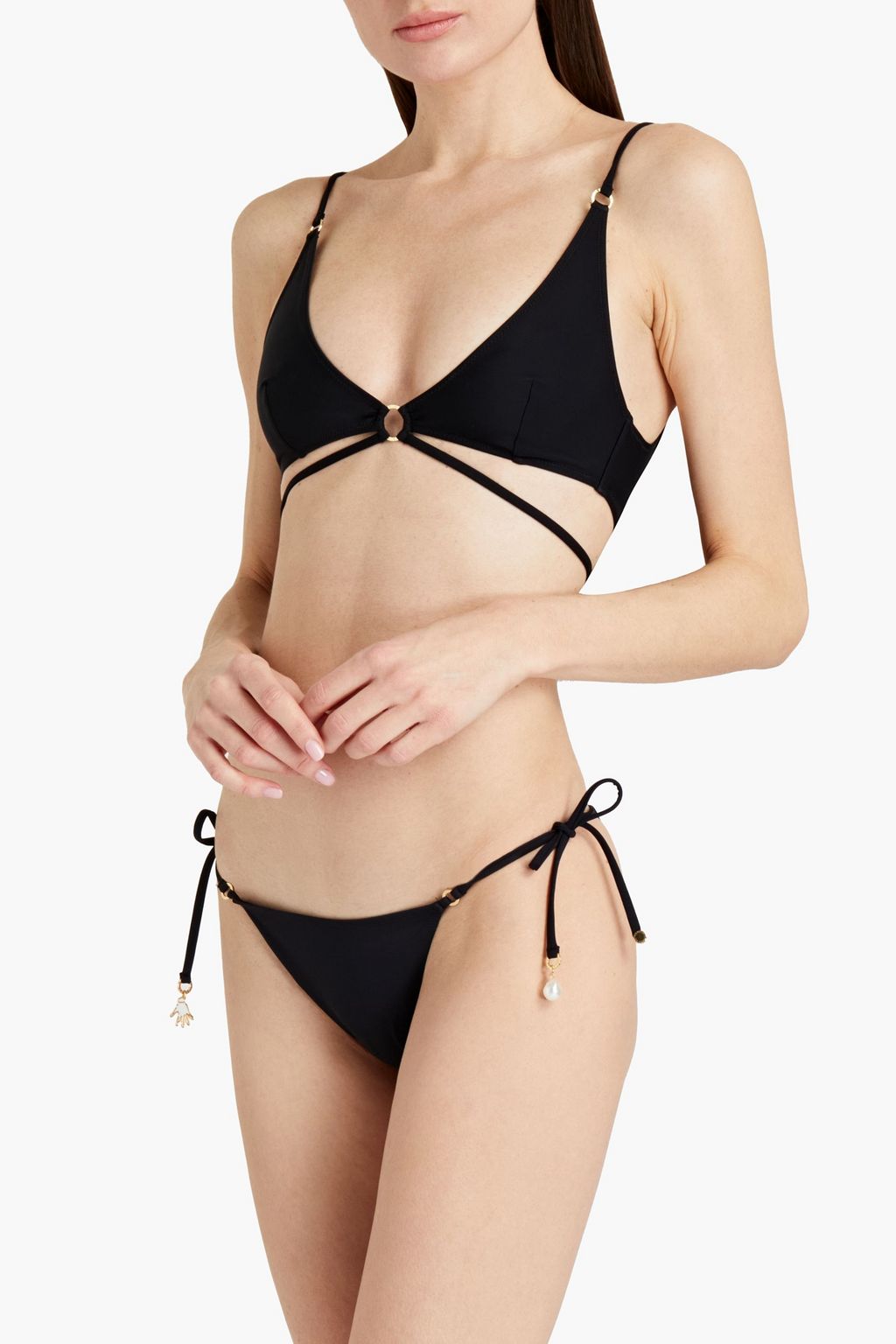STELLA MCCARTNEY Cutout triangle bikini top