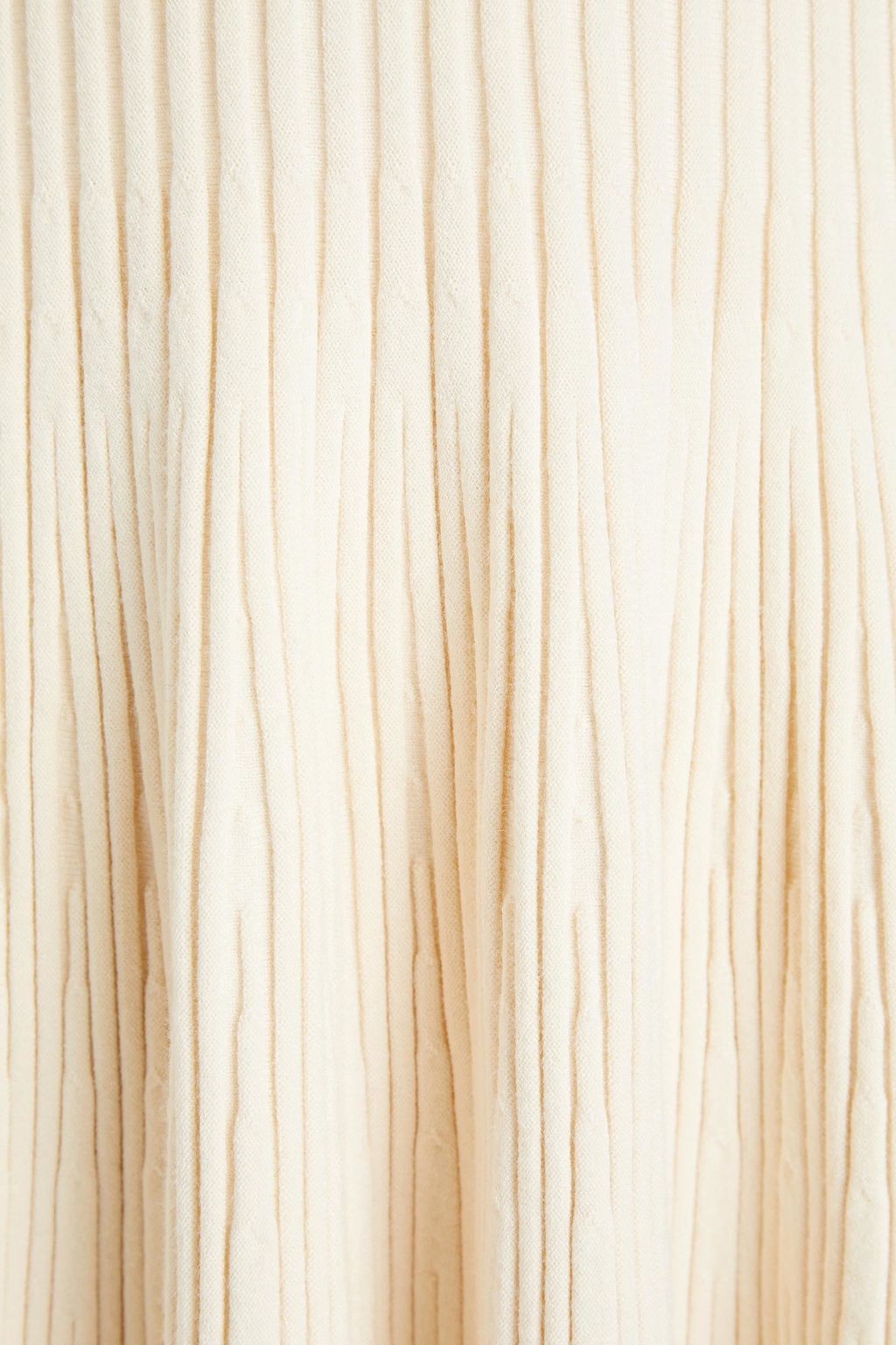 ALTUZARRA Janice ribbed-knit peplum top