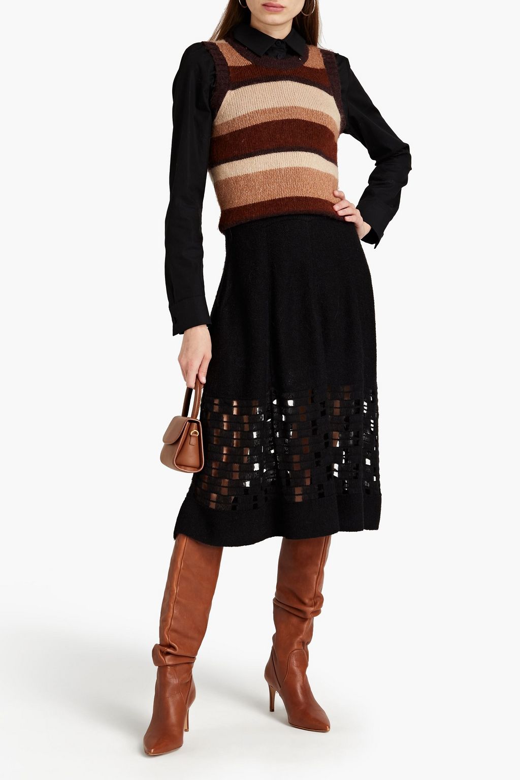 SEE BY CHLOÉ Knitted midi skirt
