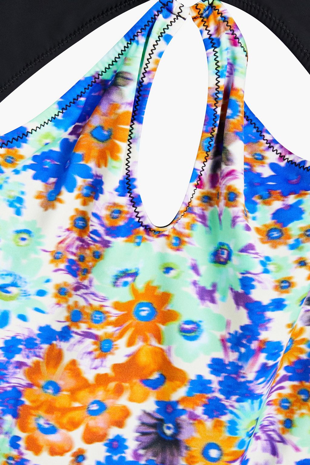 STELLA MCCARTNEY Badeanzug mit Cut-outs und floralem Print