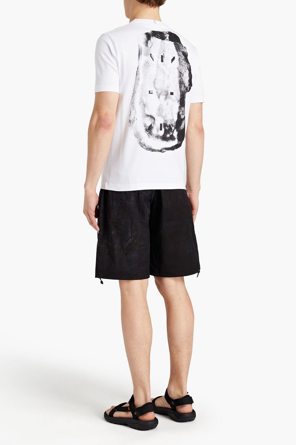 MCQ ALEXANDER MCQUEEN Slim-fit appliquéd printed cotton-jersey T-shirt