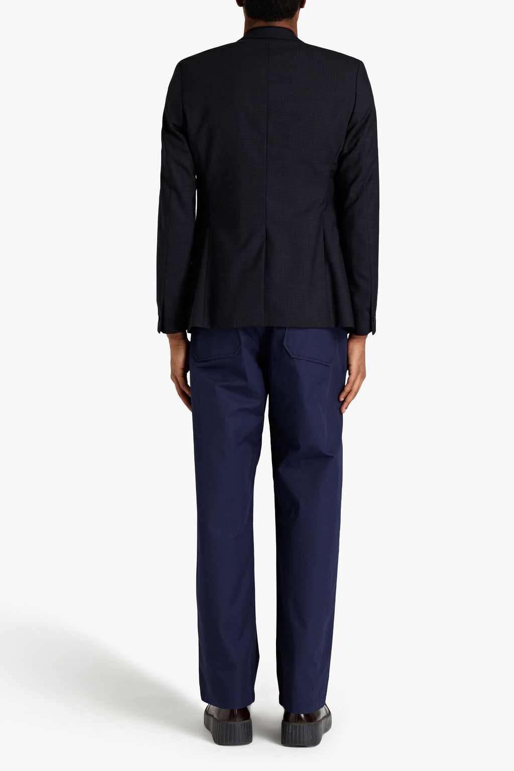 ACNE STUDIOS Aron J slim-fit checked wool blazer