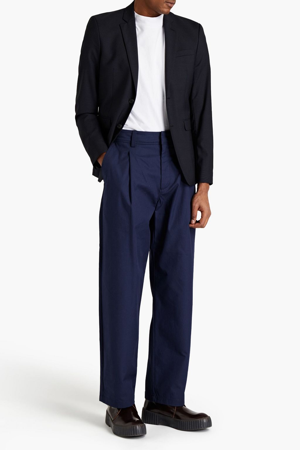 ACNE STUDIOS Aron J slim-fit checked wool blazer