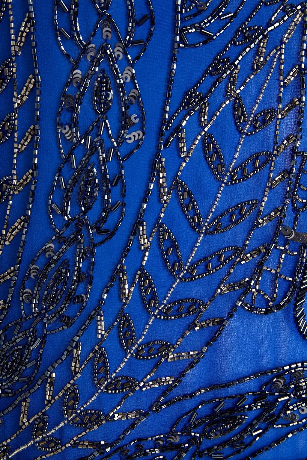 ROBERTO CAVALLI Embellished silk-chiffon kaftan