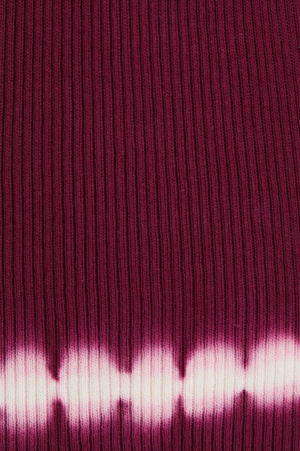 ALTUZARRA Tie-dyed ribbed cotton tank