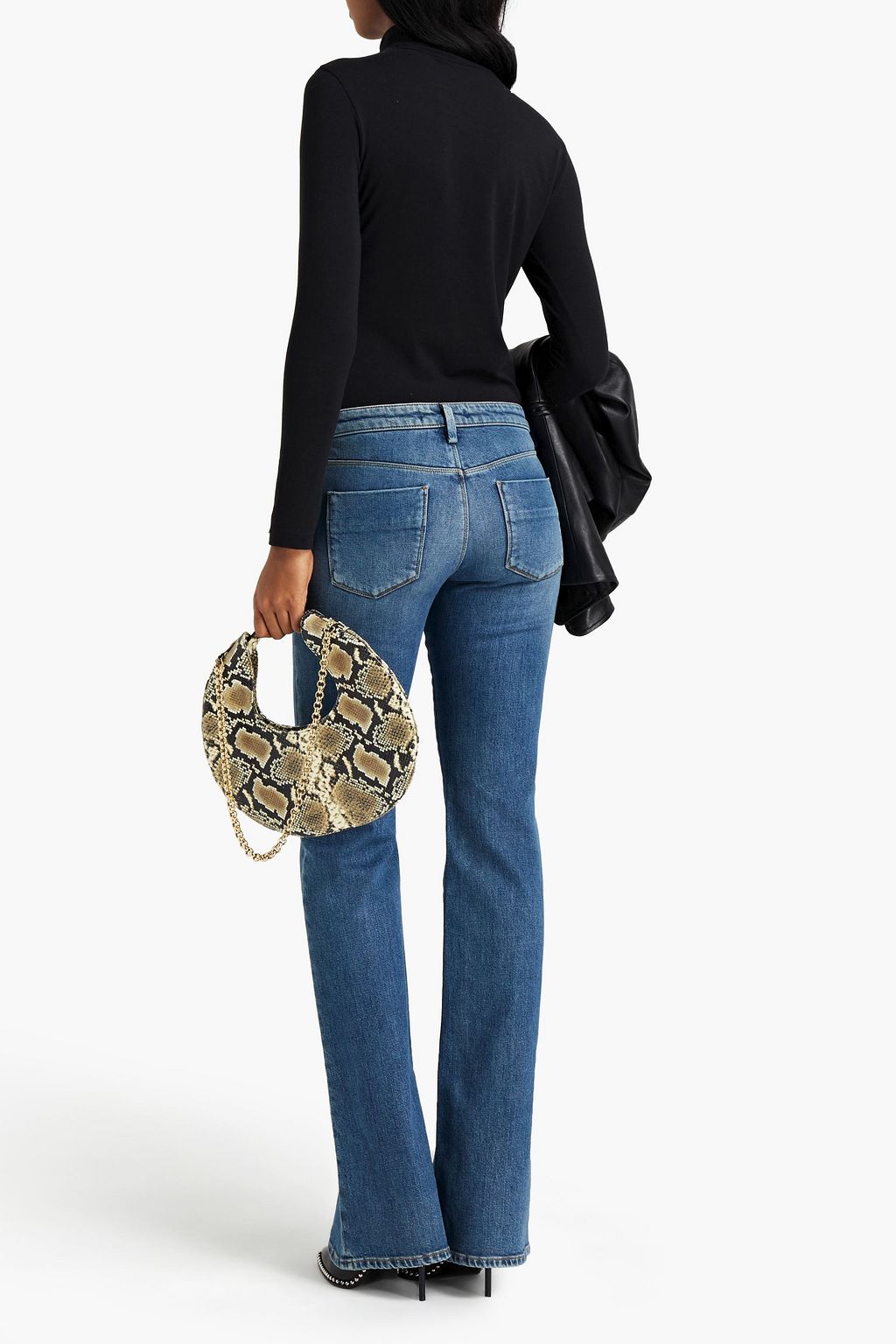 ROBERTO CAVALLI Mid-rise bootcut jeans