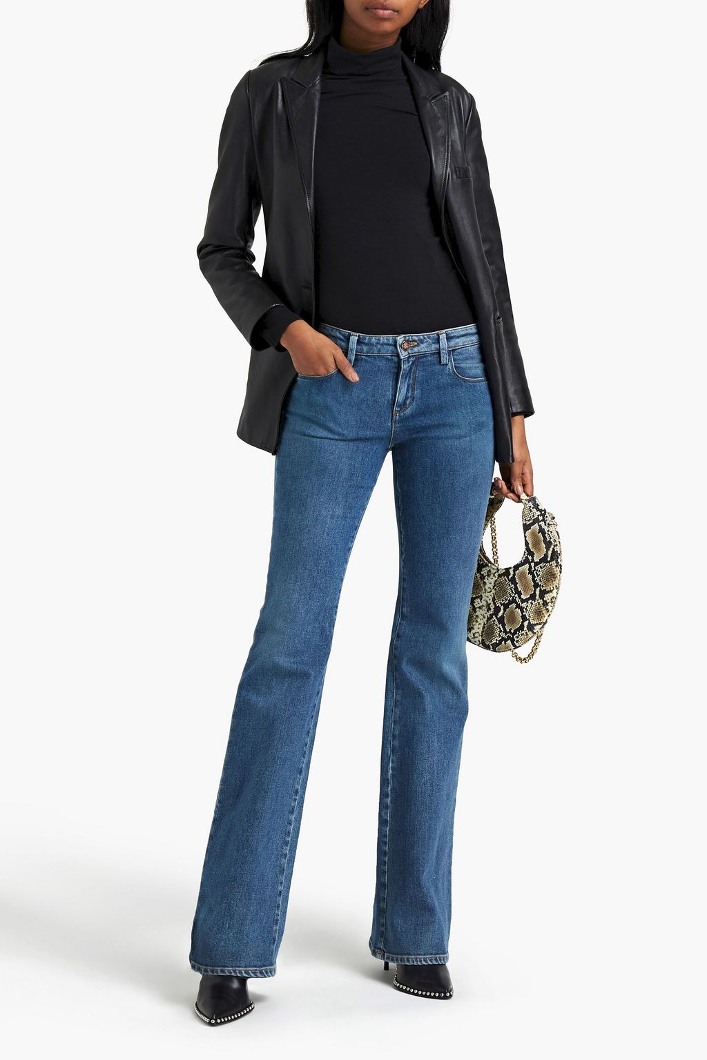 ROBERTO CAVALLI Mid-rise bootcut jeans