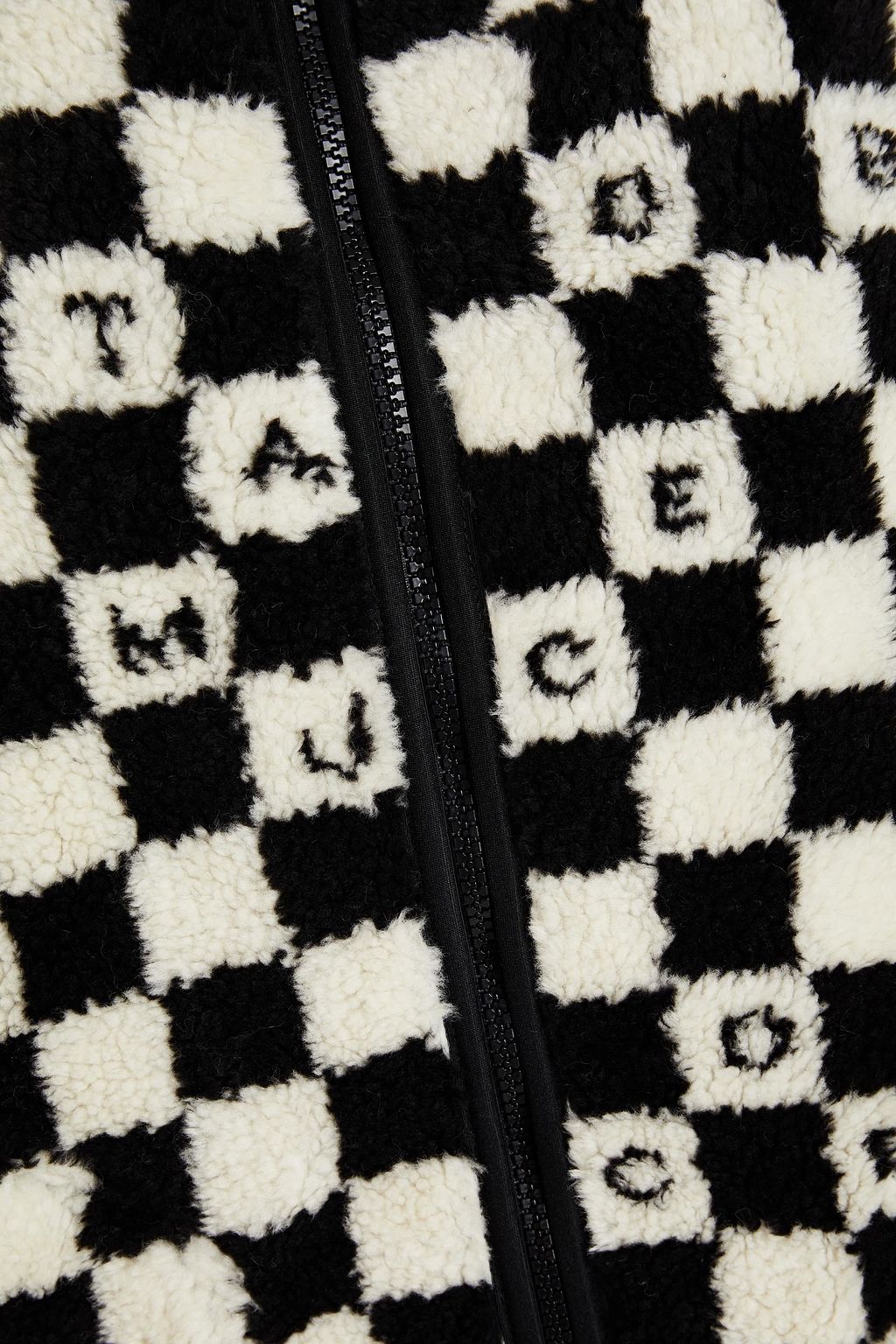 MARC JACOBS Checked fleece jacket