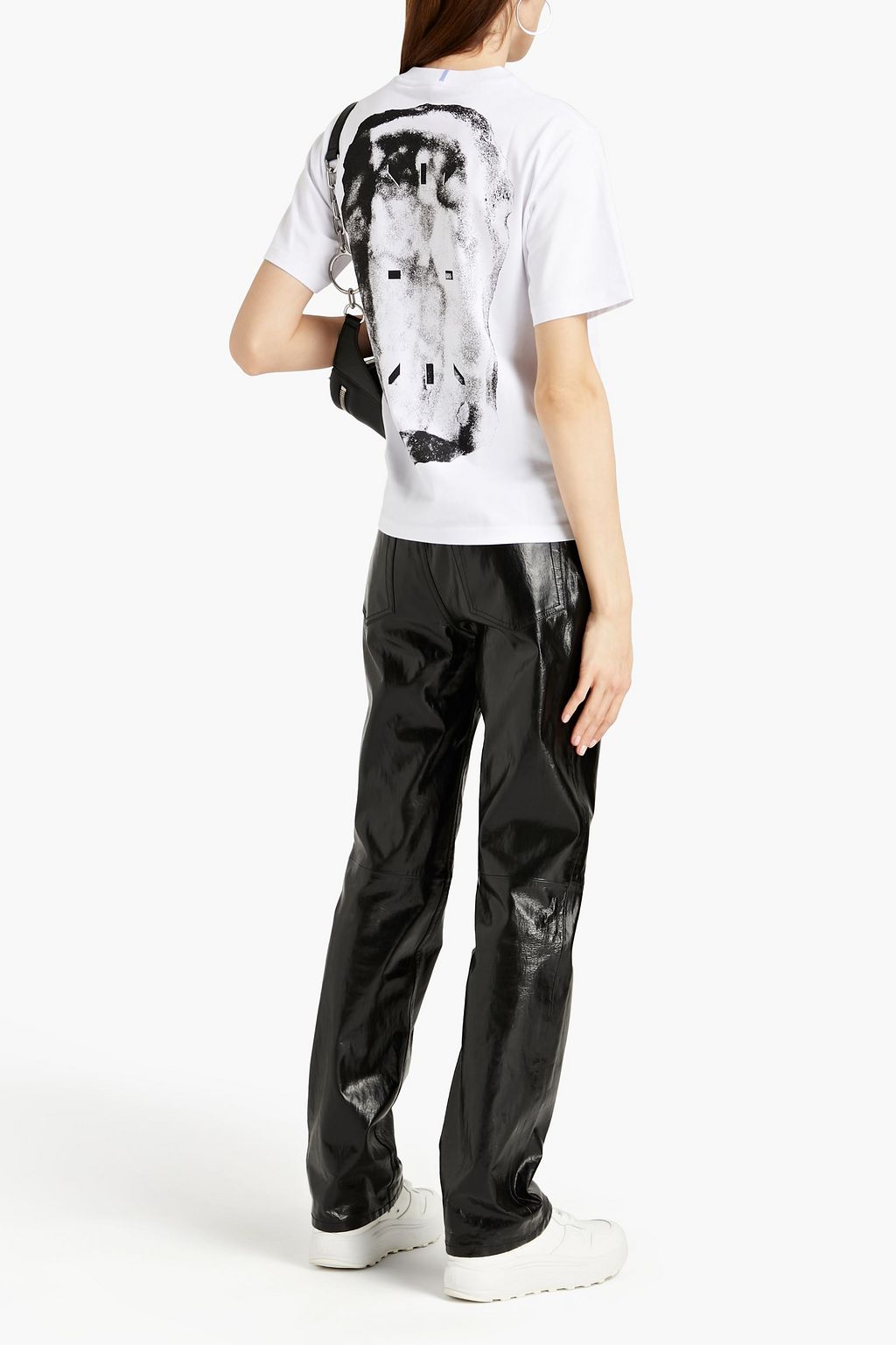 MCQ ALEXANDER MCQUEEN Appliquéd printed cotton-jersey T-shirt