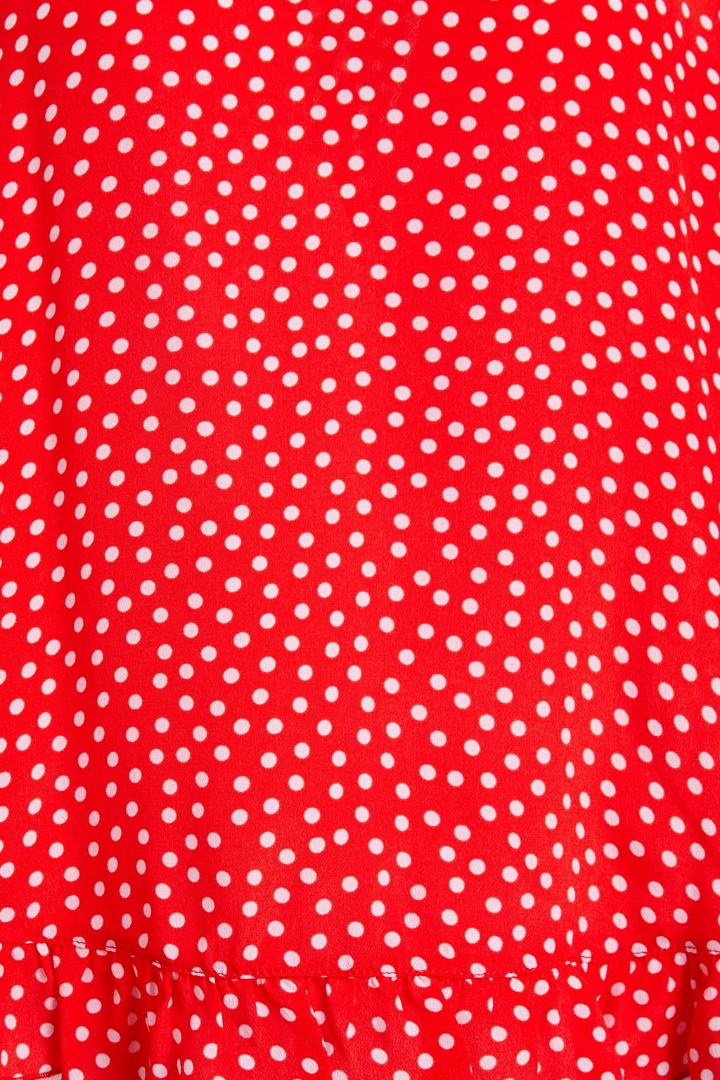 SEE BY CHLOÉ Ruffled polka-dot crepe de chine top