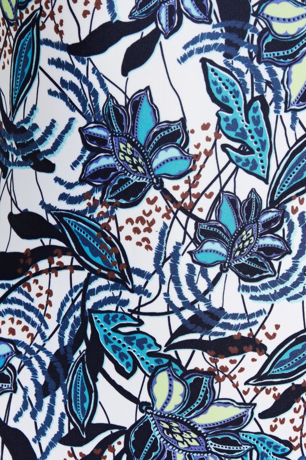 JETS AUSTRALIA BY JESSIKA ALLEN Ruched floral-print bandeau swimsuit