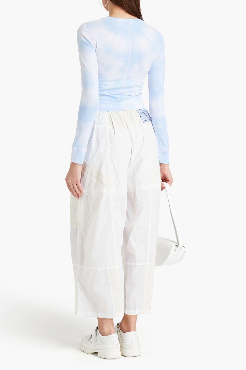 MCQ ALEXANDER MCQUEEN Cropped shell track pants