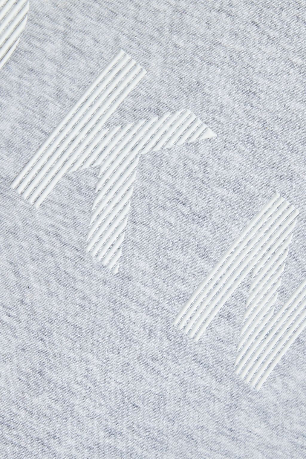 DKNY Appliquéd cotton-blend jersey top