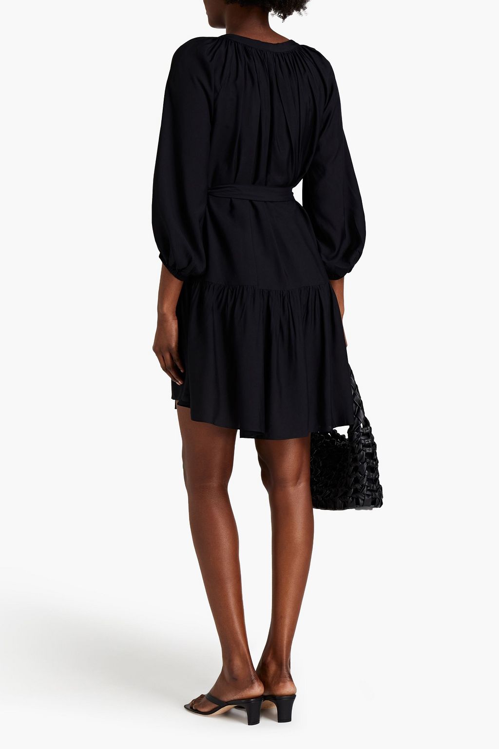 JETS AUSTRALIA BY JESSIKA ALLEN Gathered crepe mini dress