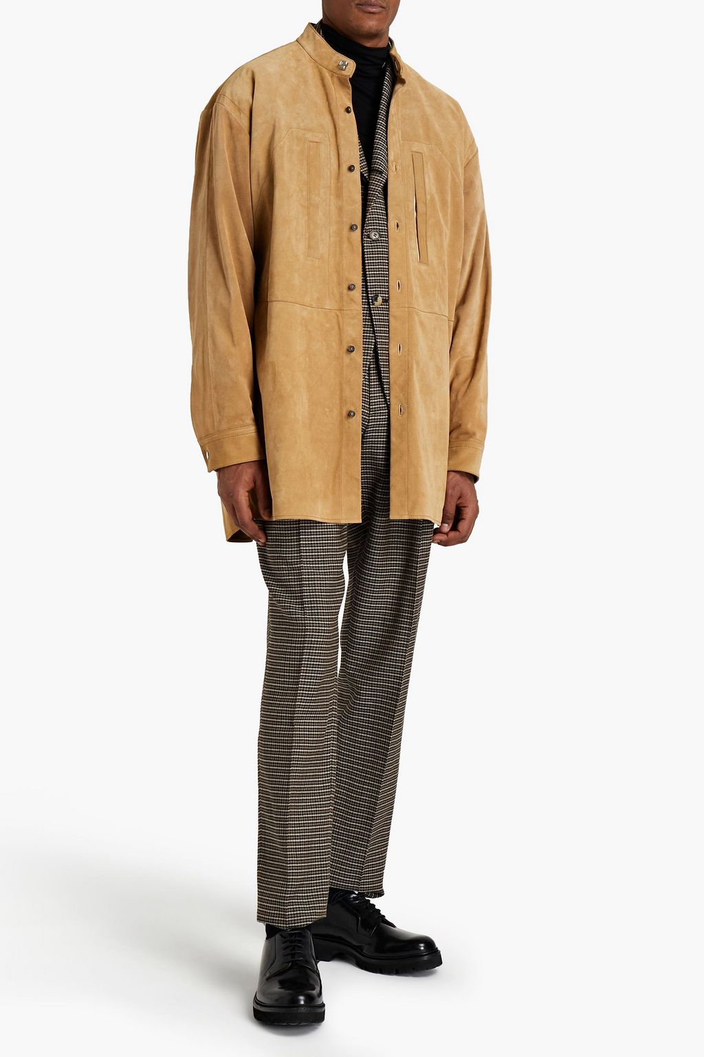 ACNE STUDIOS Suede overshirt