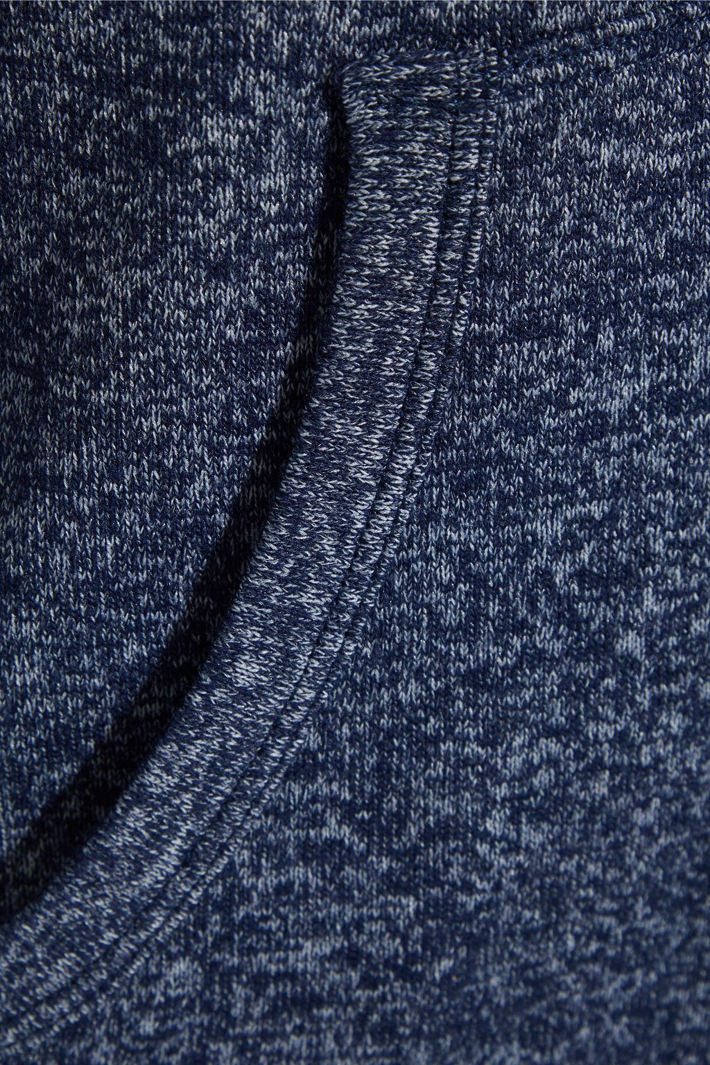 DKNY Mélange stretch-jersey hoodie