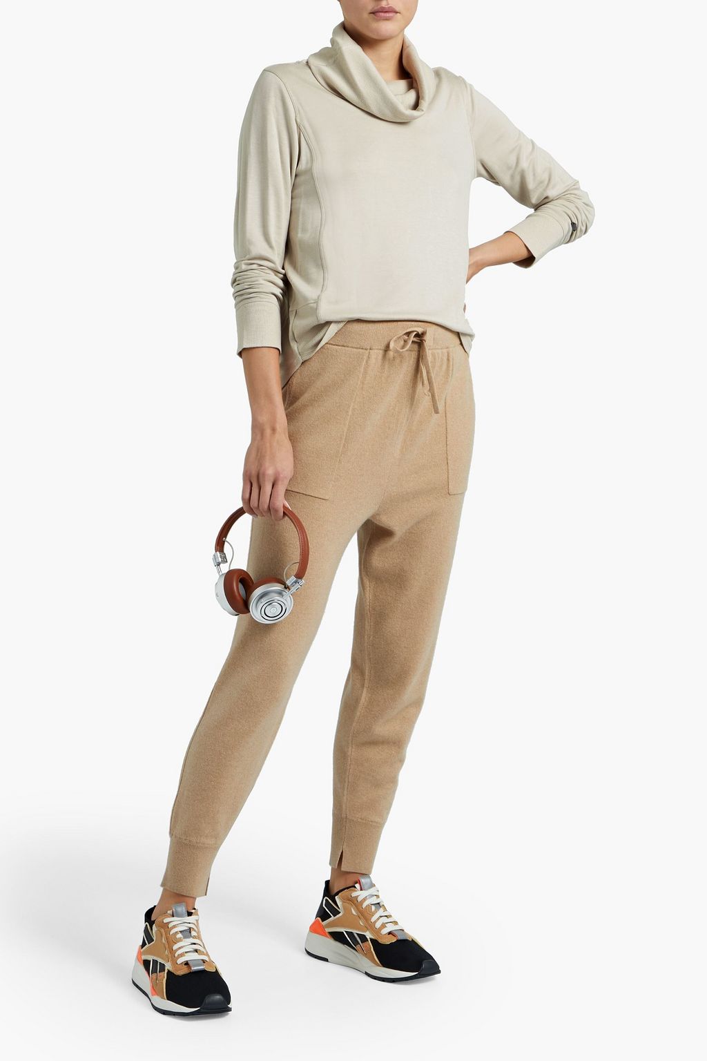 DKNY Stretch-jersey turtleneck top