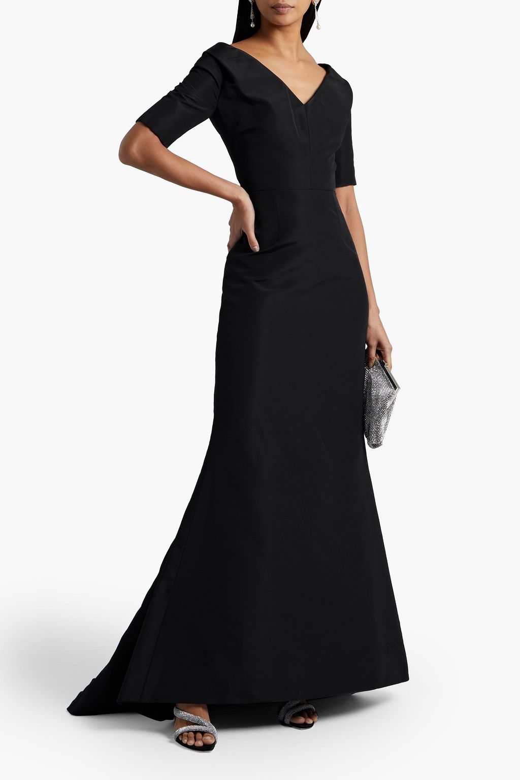 CAROLINA HERRERA Silk-faille gown