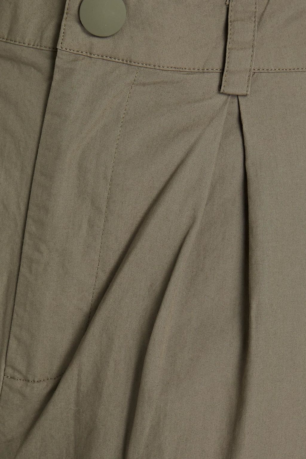 RODEBJER Tulia pleated cotton straight-leg pants
