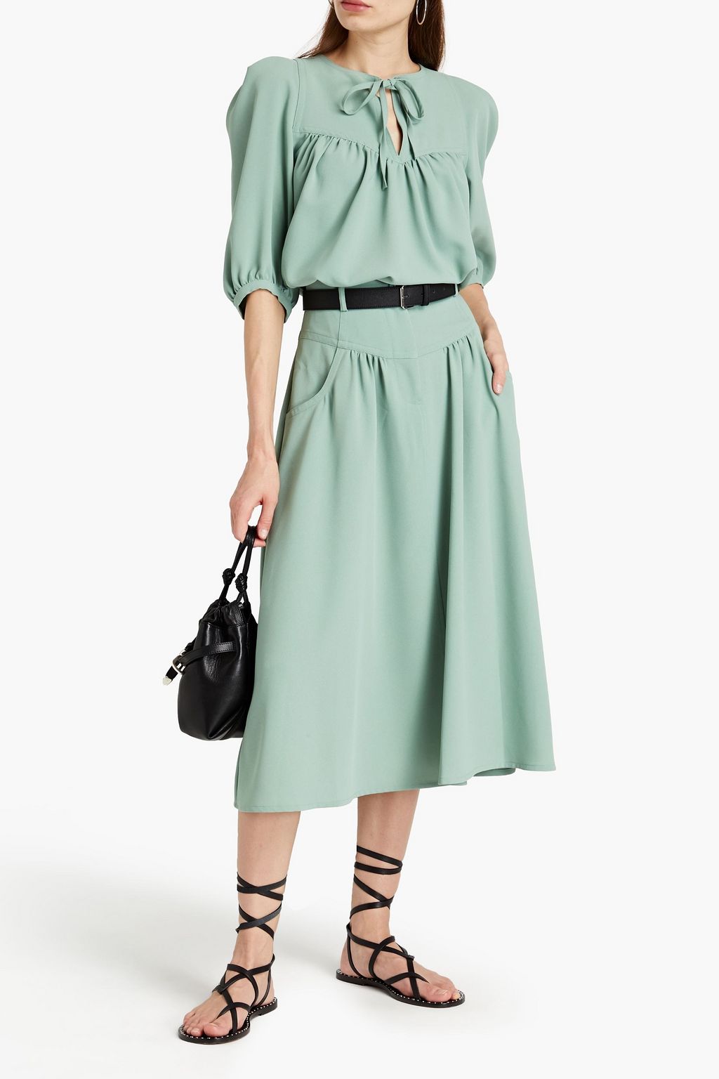 SEE BY CHLOÉ Gathered crepe top