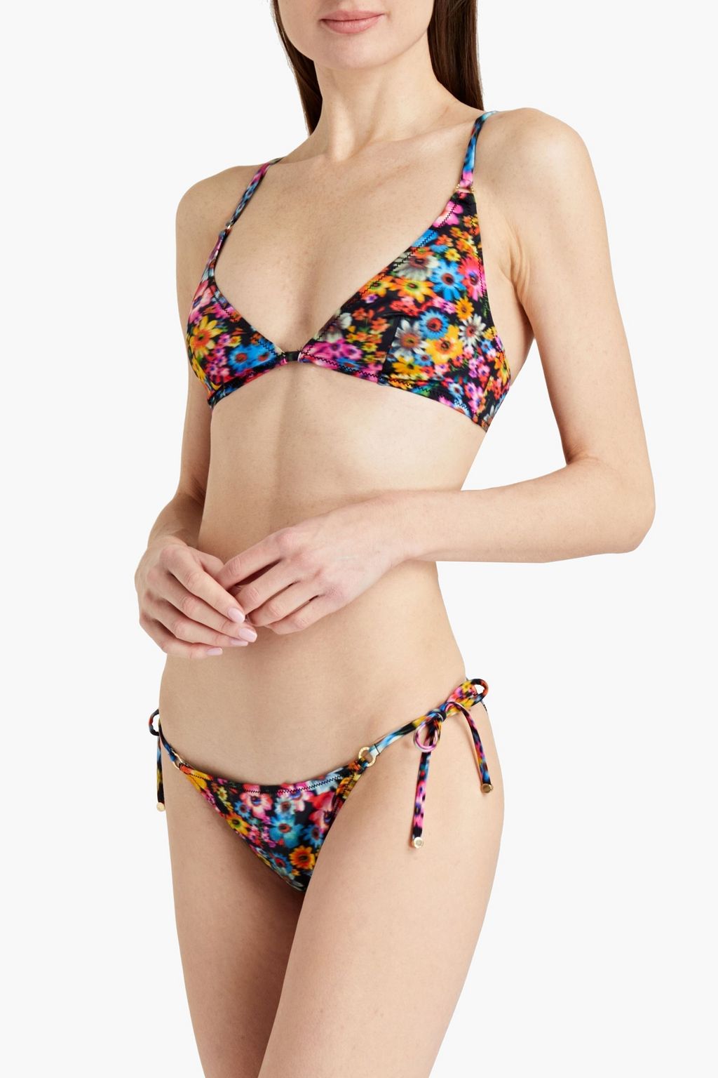 STELLA MCCARTNEY Floral-print low-rise bikini briefs