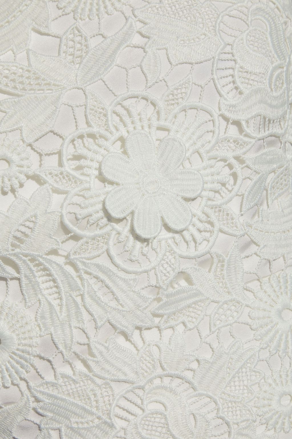 CAROLINA HERRERA Guipure lace mini dress