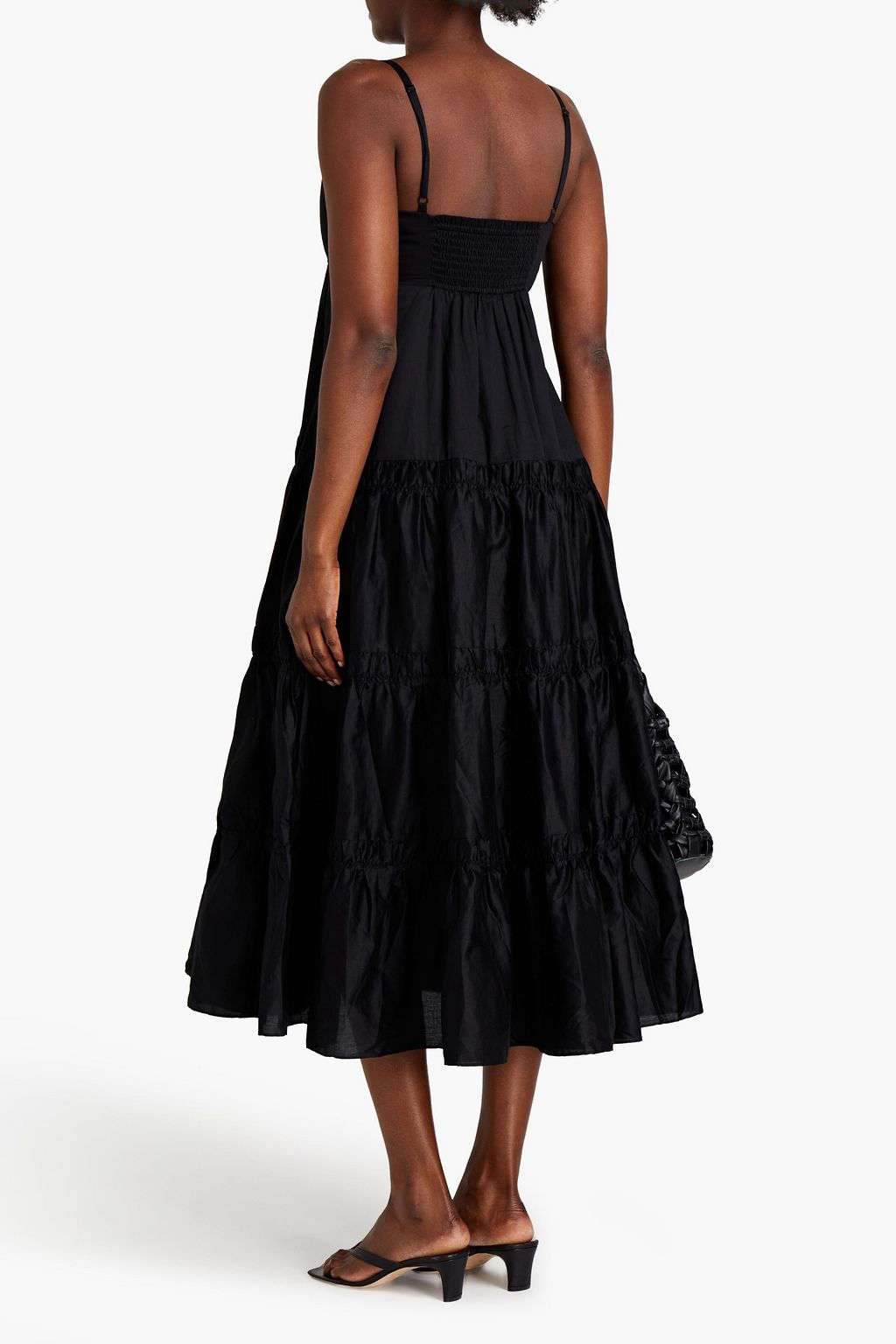 JETS AUSTRALIA BY JESSIKA ALLEN Tiered cotton-sateen midi dress
