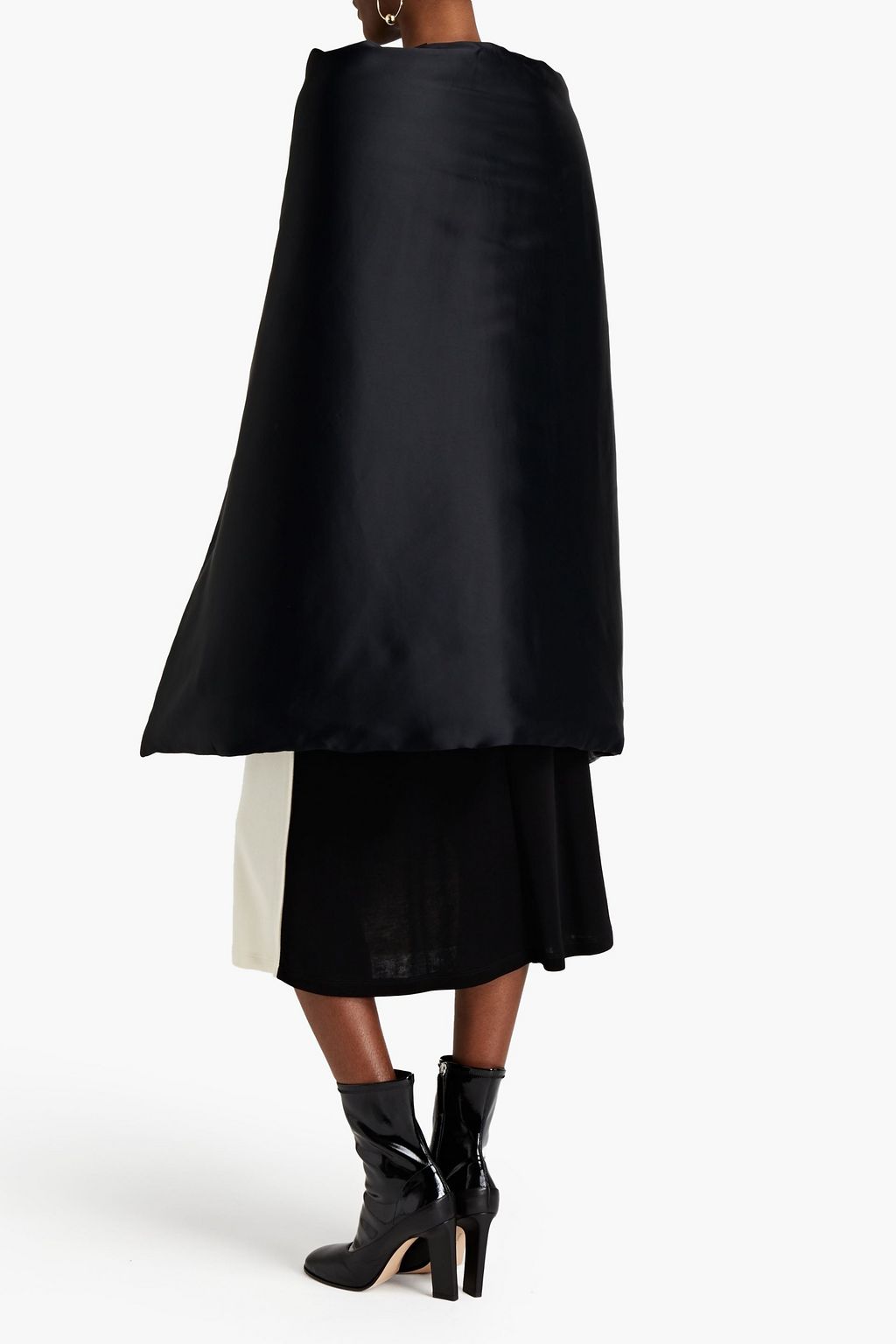 PROENZA SCHOULER Asymmetric satin cape