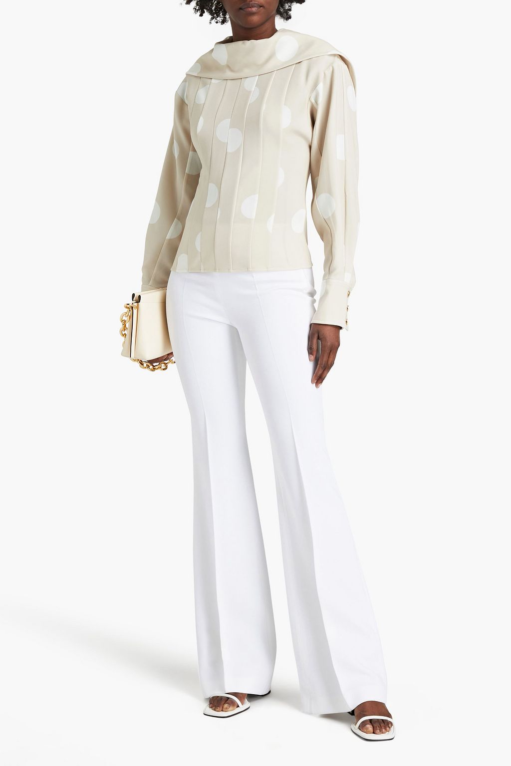 PROENZA SCHOULER Polka-dot crepe blouse