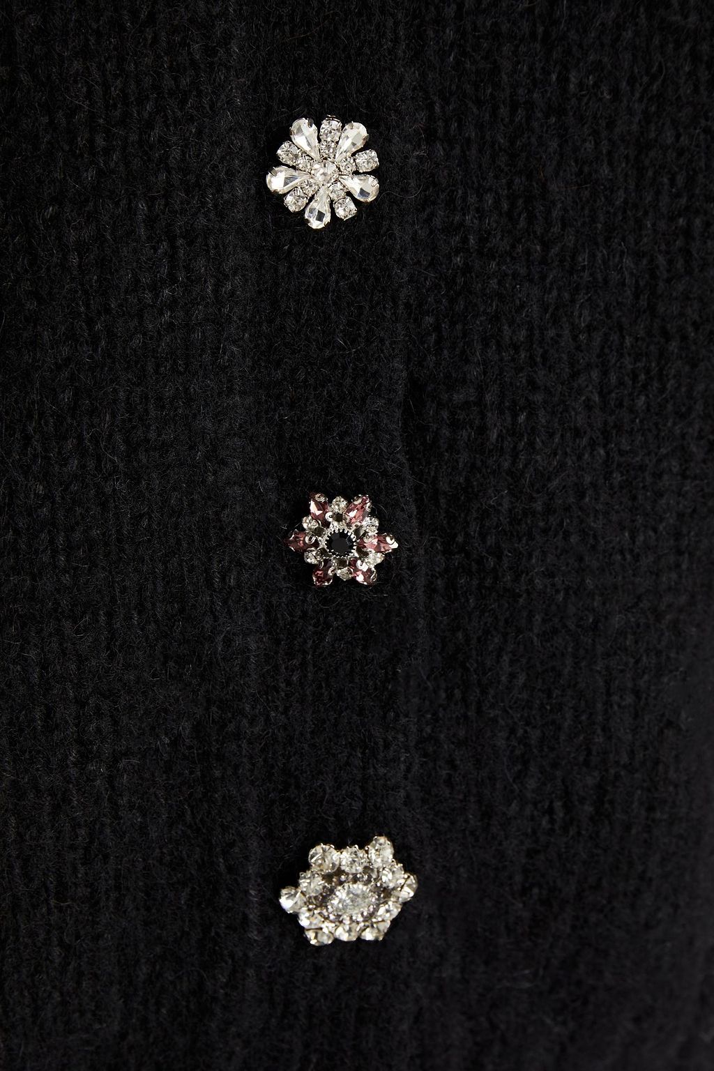 BA&SH June button-detailed wool-blend cardigan