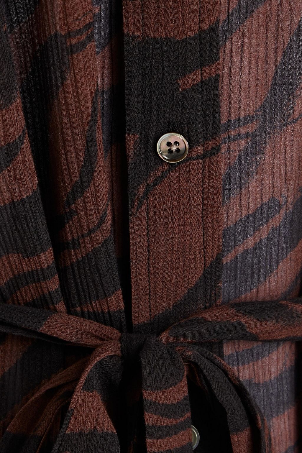 JETS AUSTRALIA BY JESSIKA ALLEN Gathered tiger-print cotton and silk-blend crepon midi dress