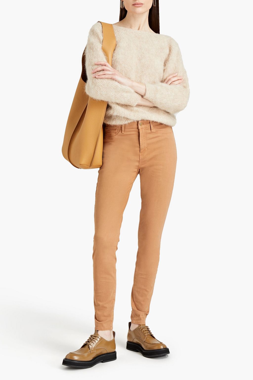 BA&SH Fill twist-back alpaca-blend sweater
