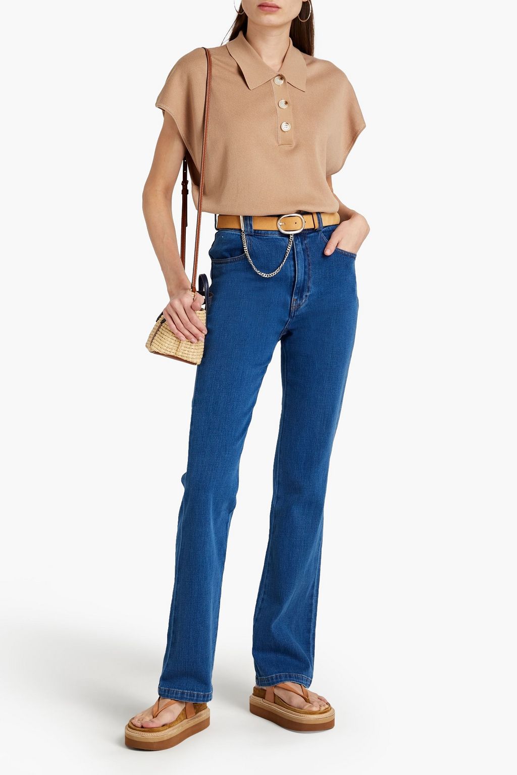 SEE BY CHLOÉ High-rise bootcut jeans