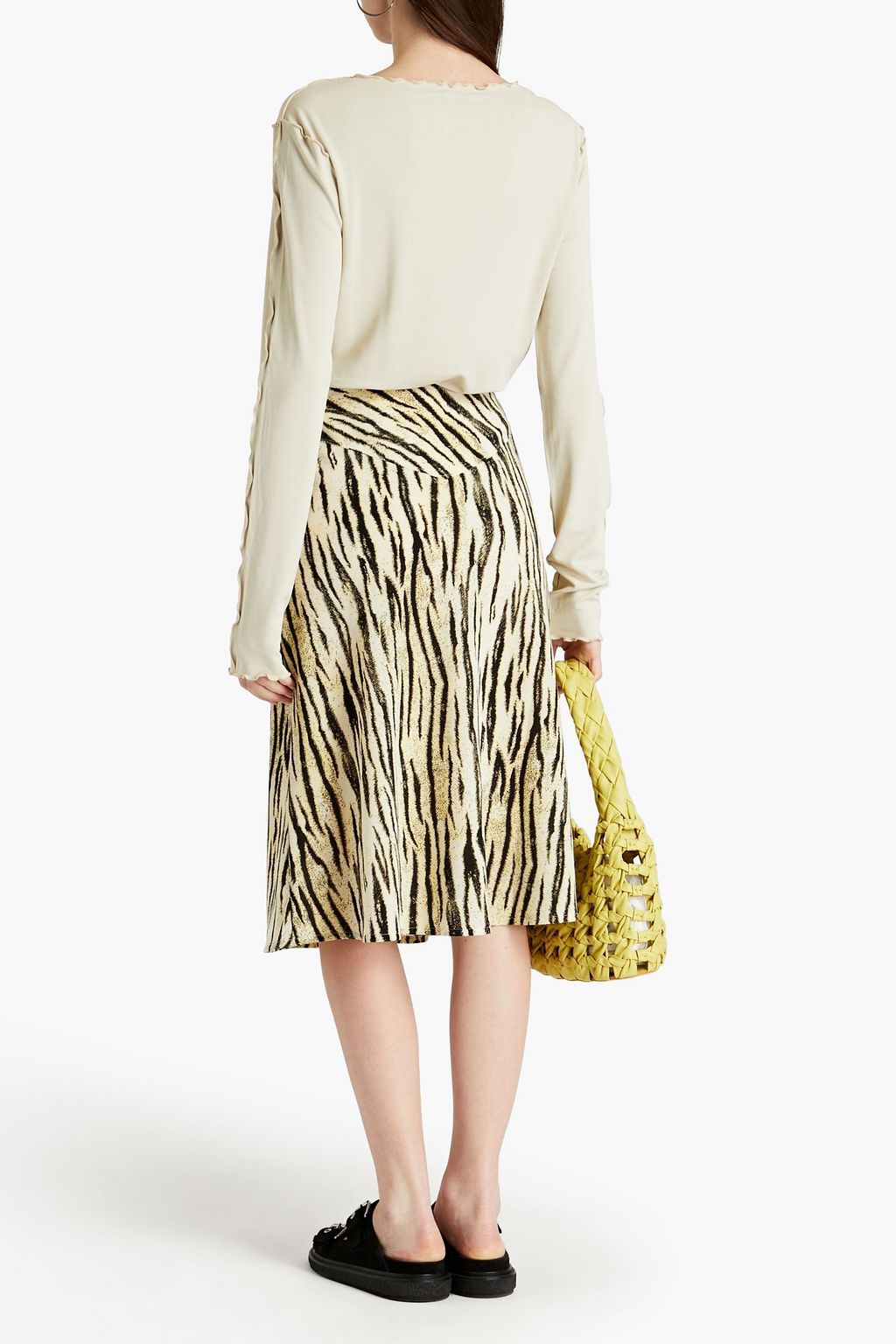 RODEBJER Ziggy ruffled jersey top
