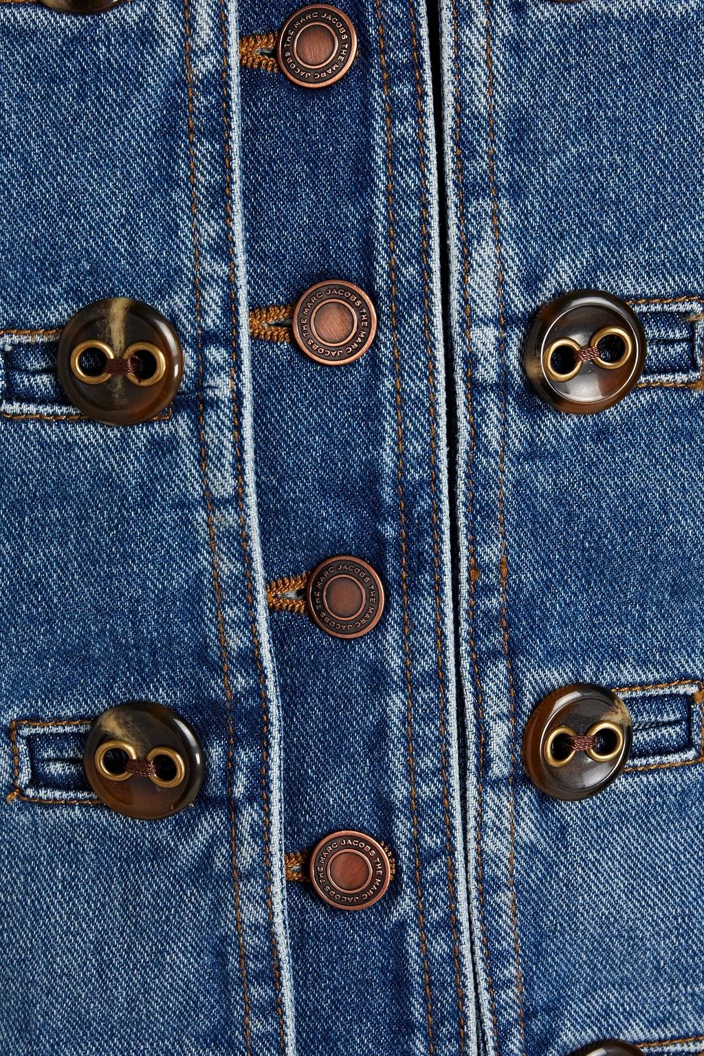 THE MARC JACOBS Button-embellished denim jacket