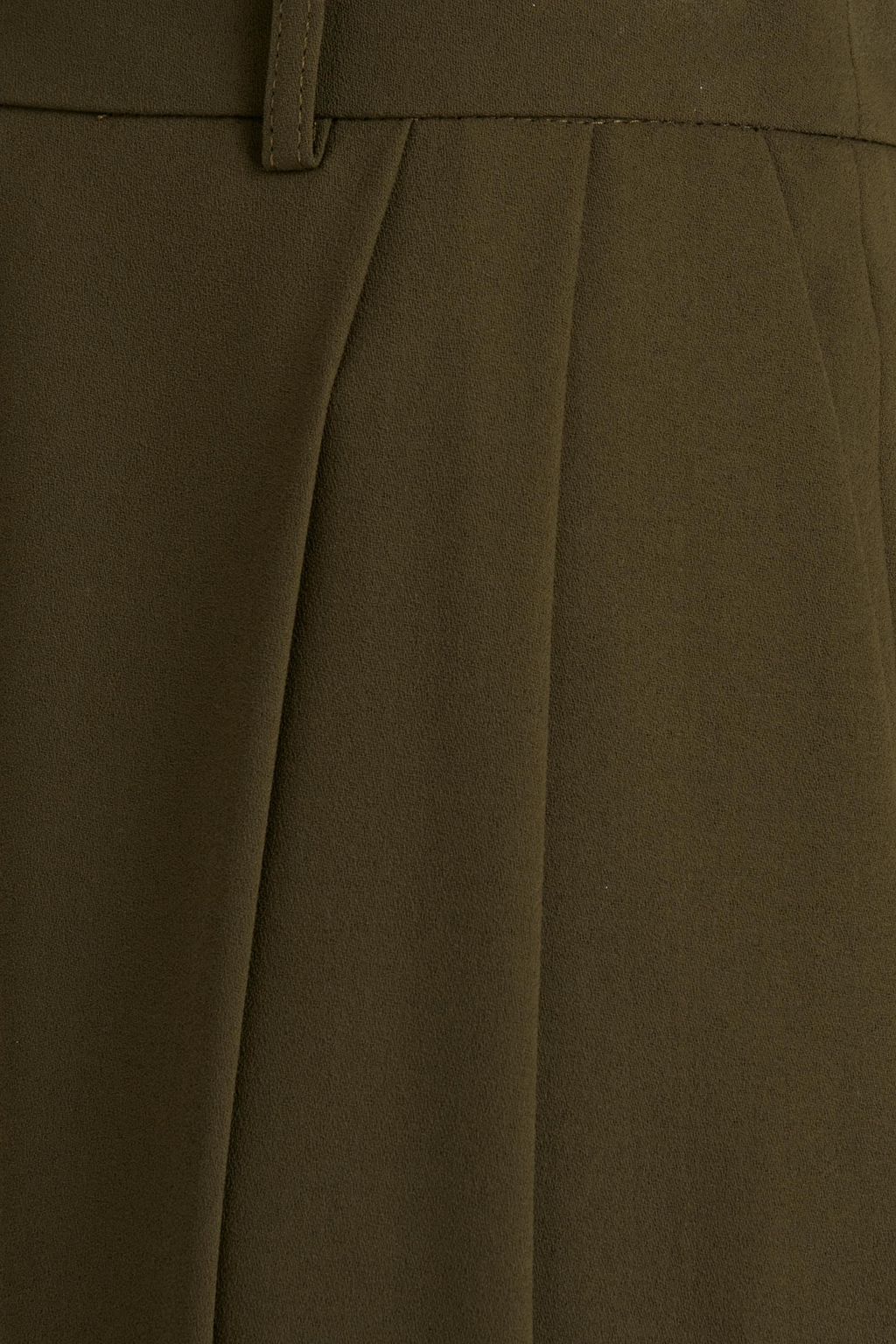 SEE BY CHLOÉ Cropped pleated crepe tapered pants