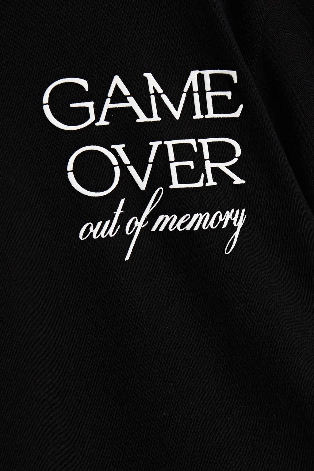 MCQ ALEXANDER MCQUEEN Appliquéd printed cotton-jersey T-shirt