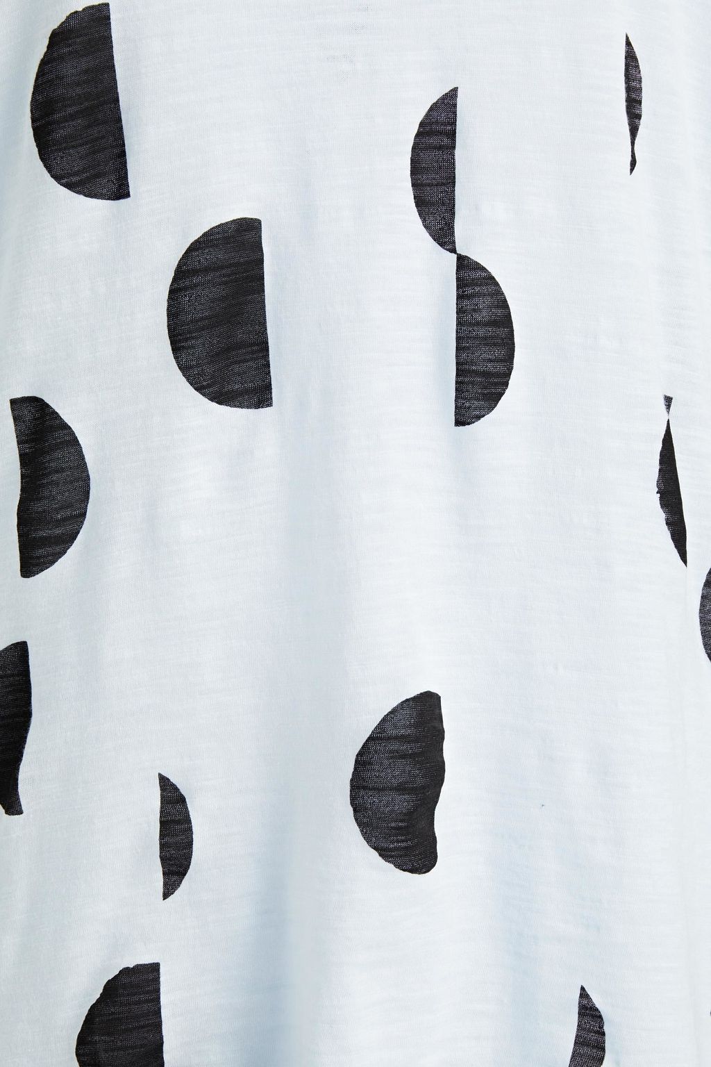 PROENZA SCHOULER Printed slub cotton-jersey top