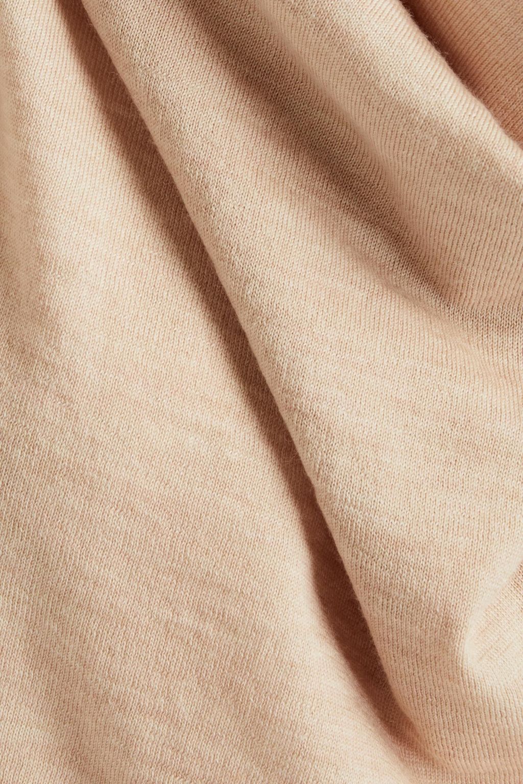 PROENZA SCHOULER Draped mélange merino wool-vest