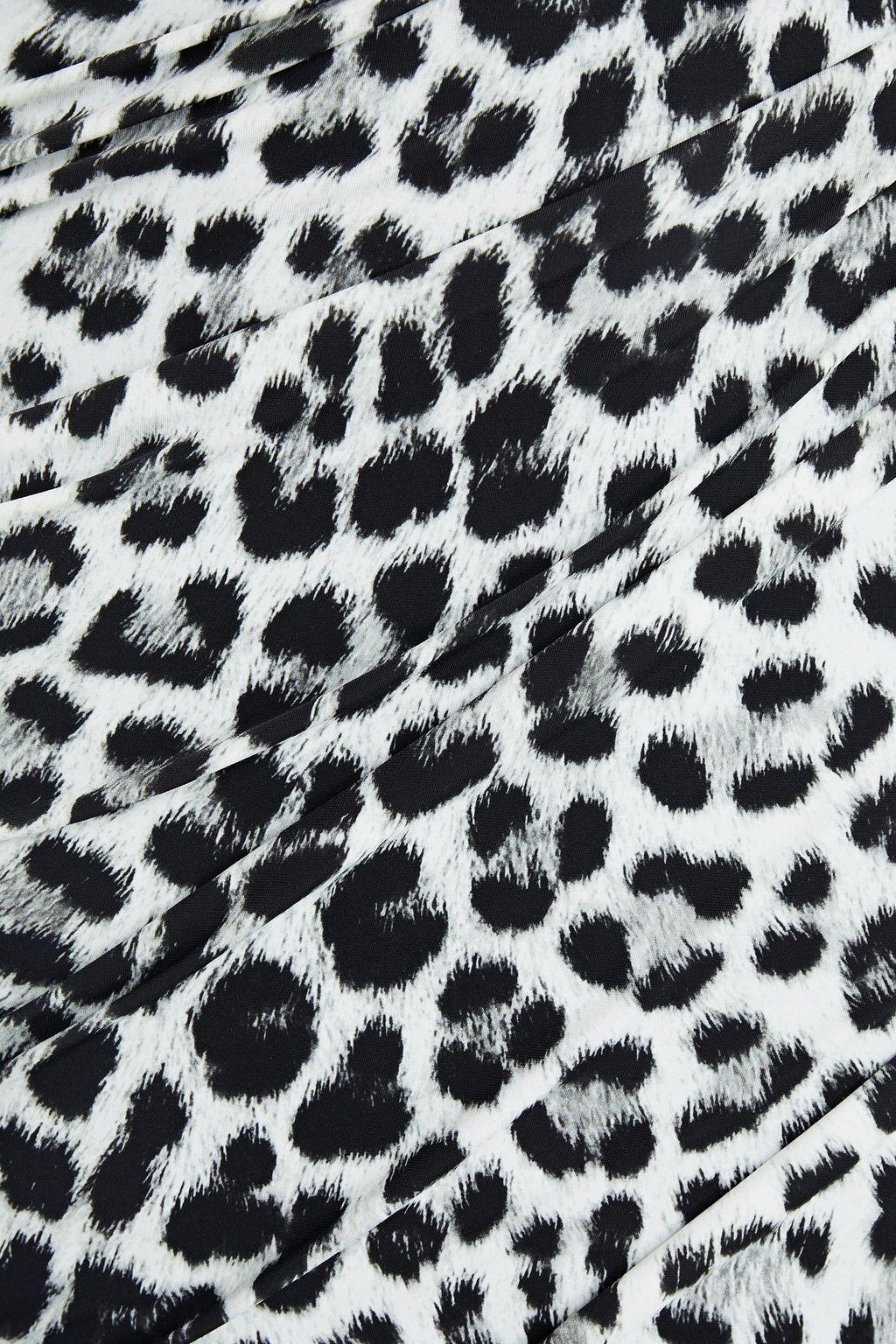 ROBERTO CAVALLI Wrap-effect leopard-print stretch-jersey dress