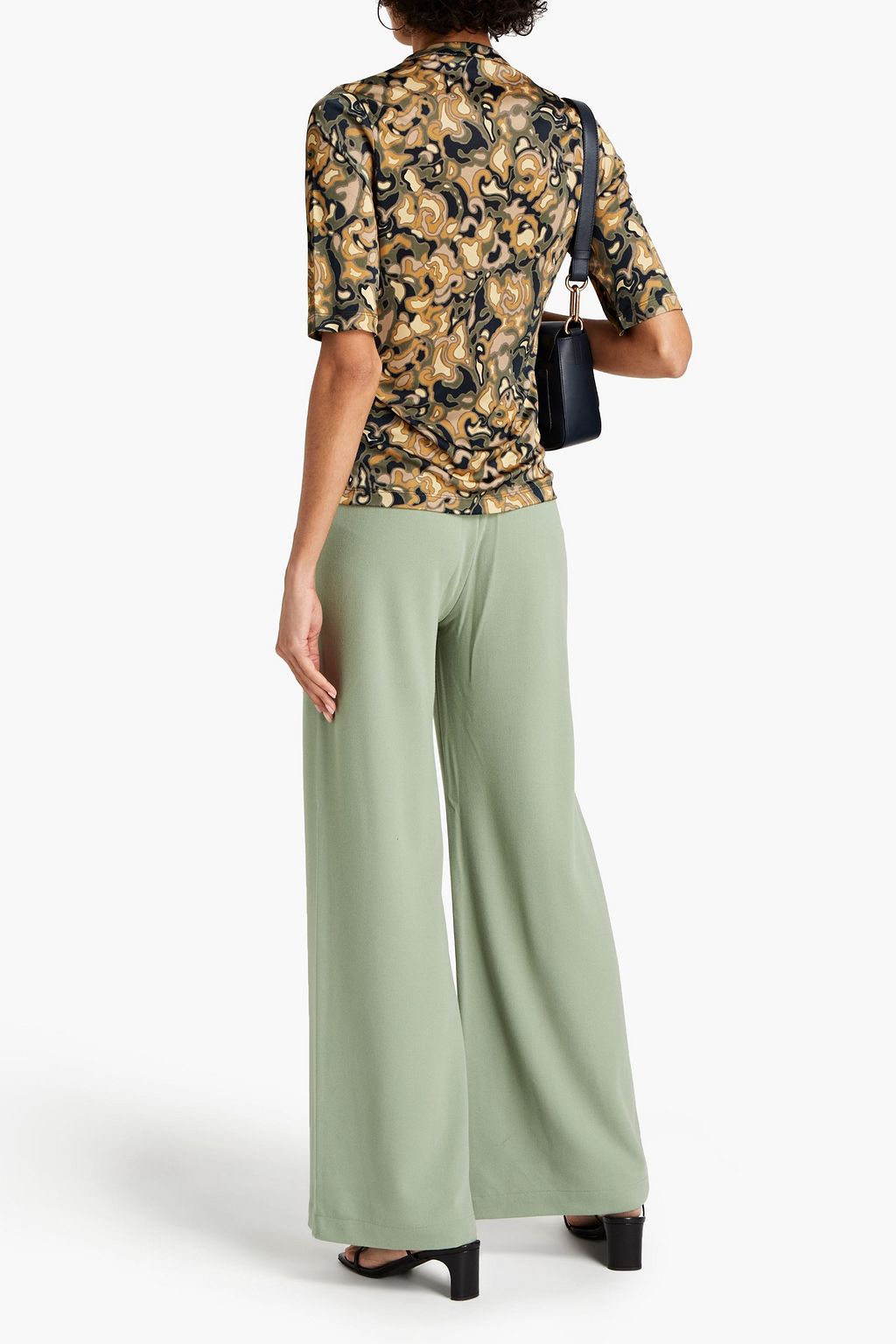 RODEBJER Crepe wide-leg pants