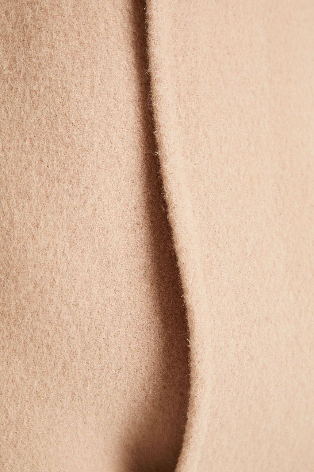 BA&SH Blame belted brushed wool-blend felt coat