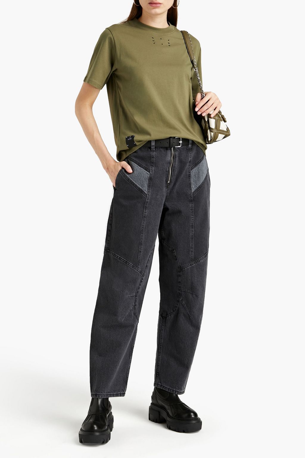 MCQ ALEXANDER MCQUEEN High-rise tapered jeans