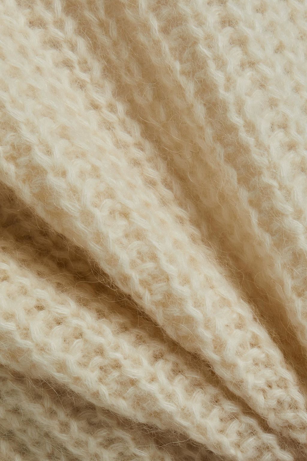 BA&SH Oversized ribbed-knit turtleneck sweater
