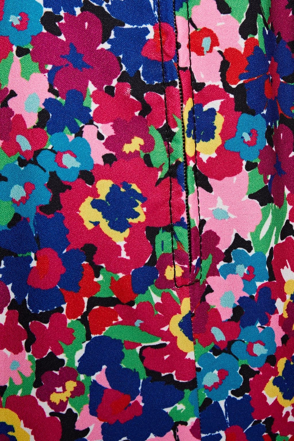 MARC JACOBS The 40's embellished floral-print crepe midi dress