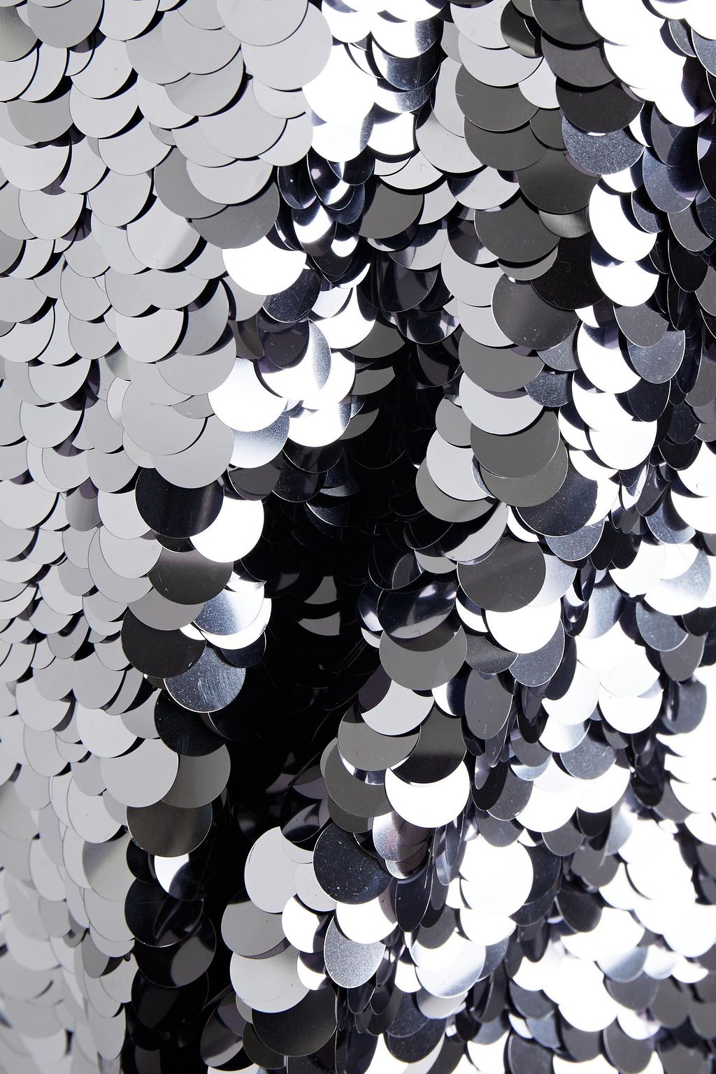 PROENZA SCHOULER Tiered belted cutout sequined silk-organza dress