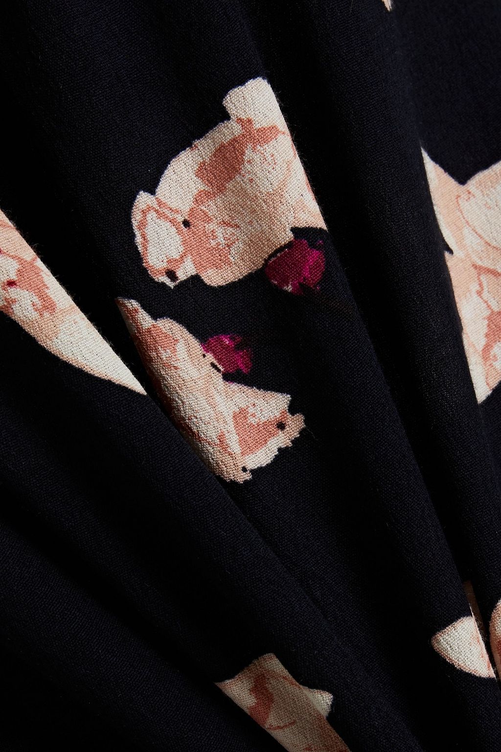 BA&SH Kila ruffle-trimmed floral-print crepe top
