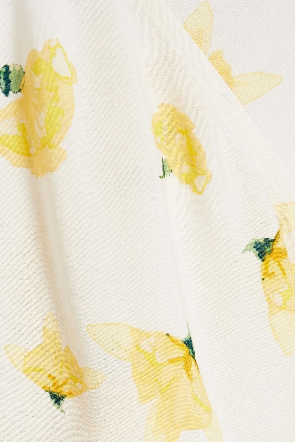 BA&SH Koxie floral-print crepe wrap top