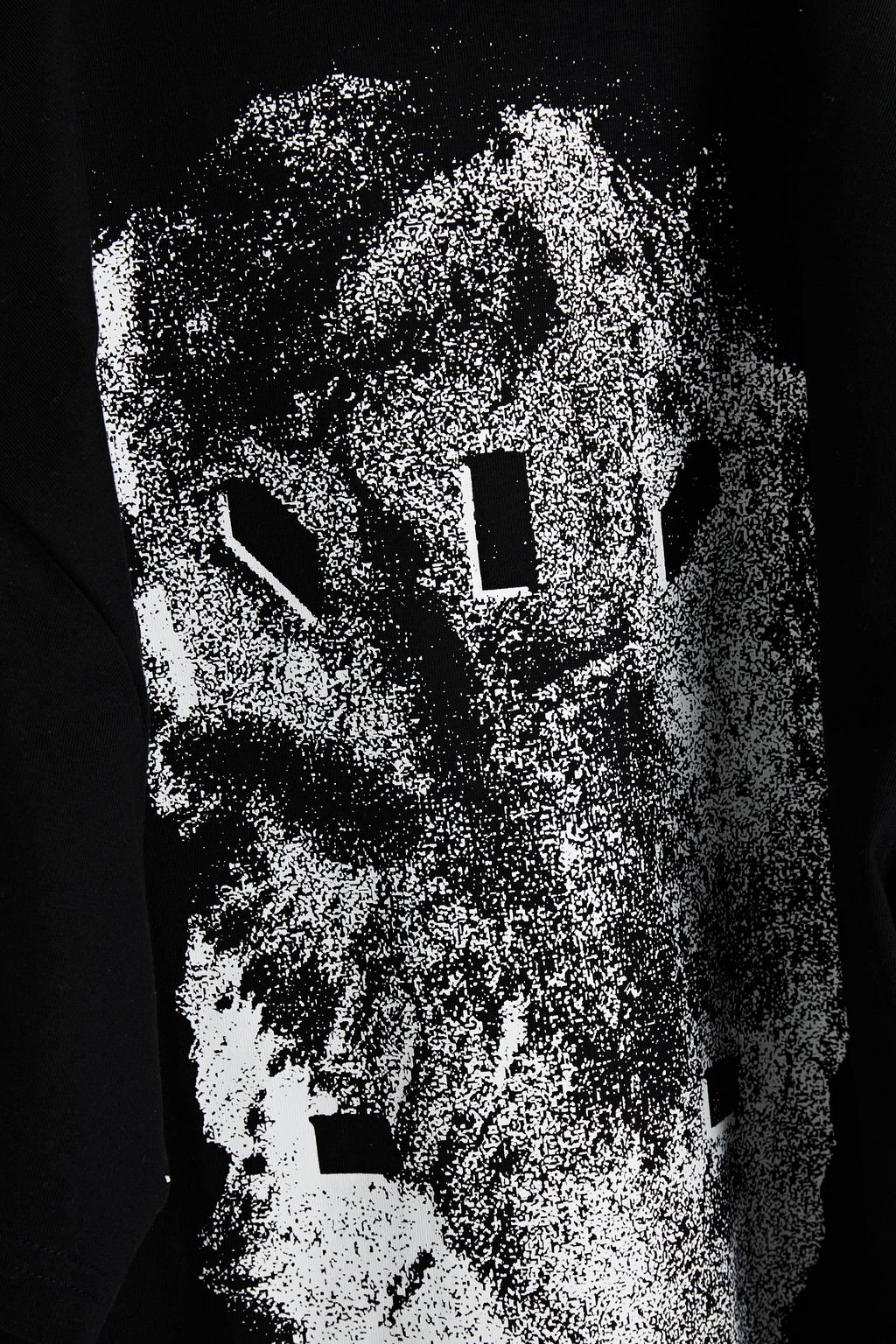 MCQ ALEXANDER MCQUEEN Appliquéd printed cotton-jersey mini dress