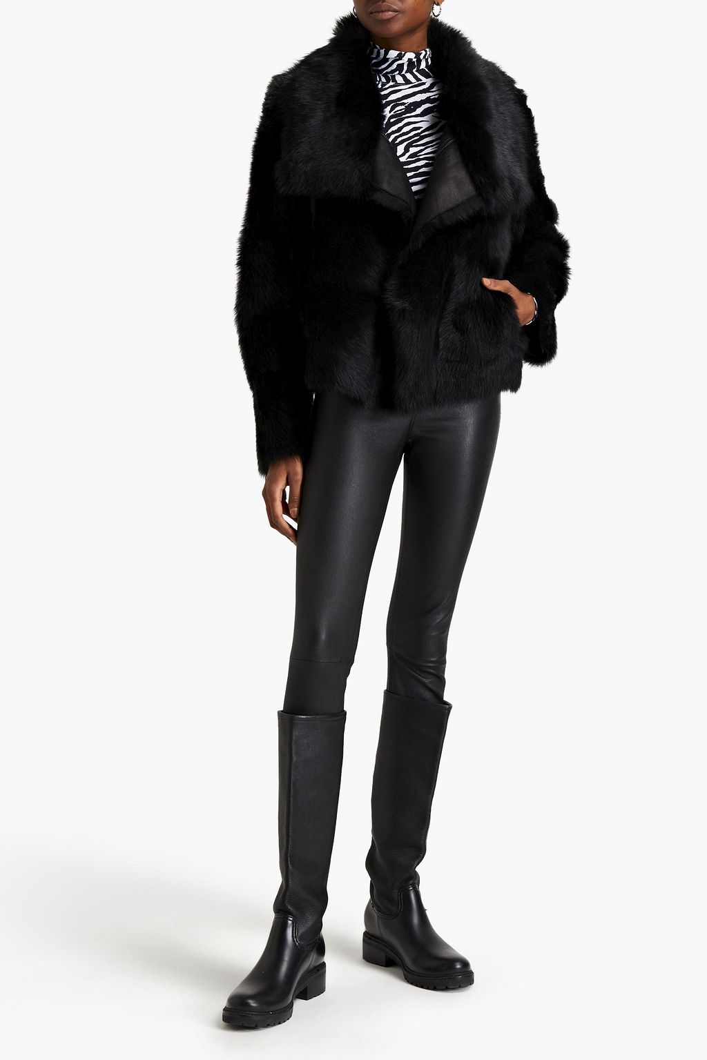 YVES SALOMON Shearling jacket